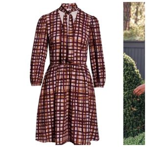 ✨NWT✨ GMG “Lindsey” Tie Neck Dress - Size 14